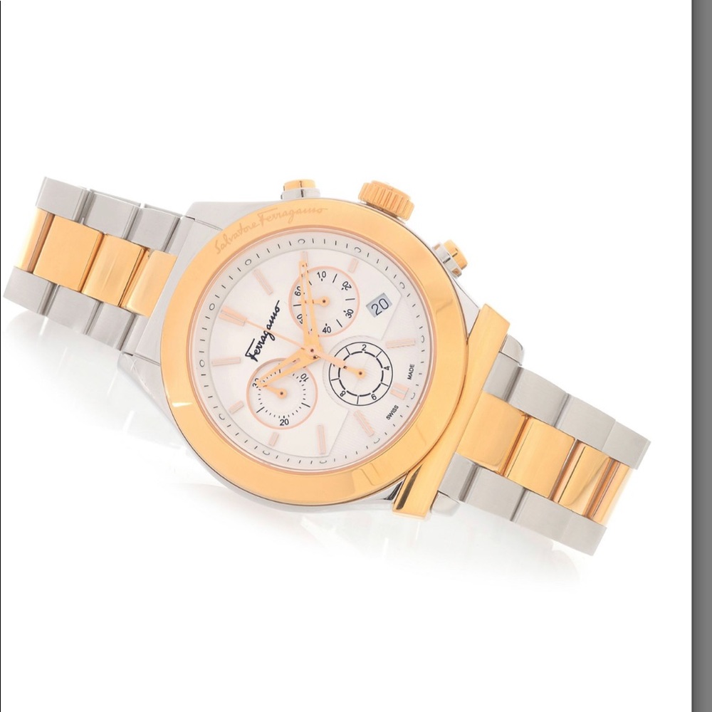 Ferragamo Swiss Quartz Stainless Steel Watch